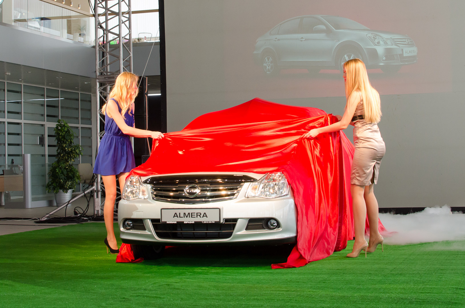 Nissan Almera Presentation Omsk Moscow Russia Oleg Borisov